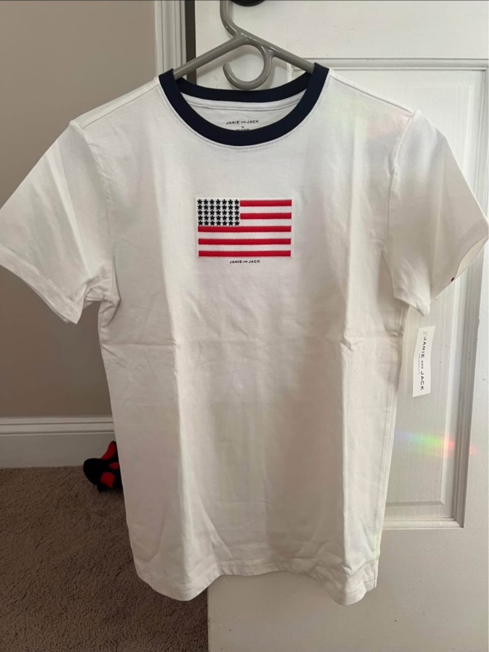 Boys shorts and shirt (American flag) size 16